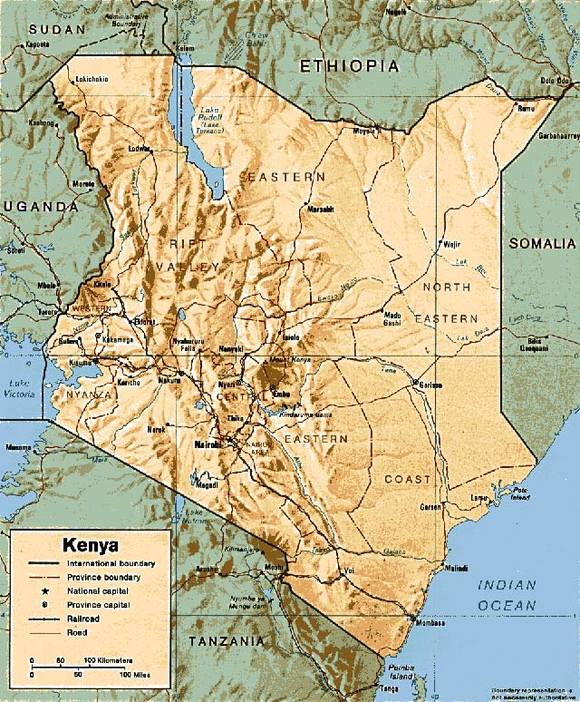 Map - Kenya - Frontier Safari - The UK's finest tailor-made African ...